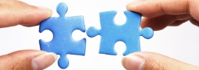 Chicago brand consulting - Branding and Positioning - blue puzzle pieces
